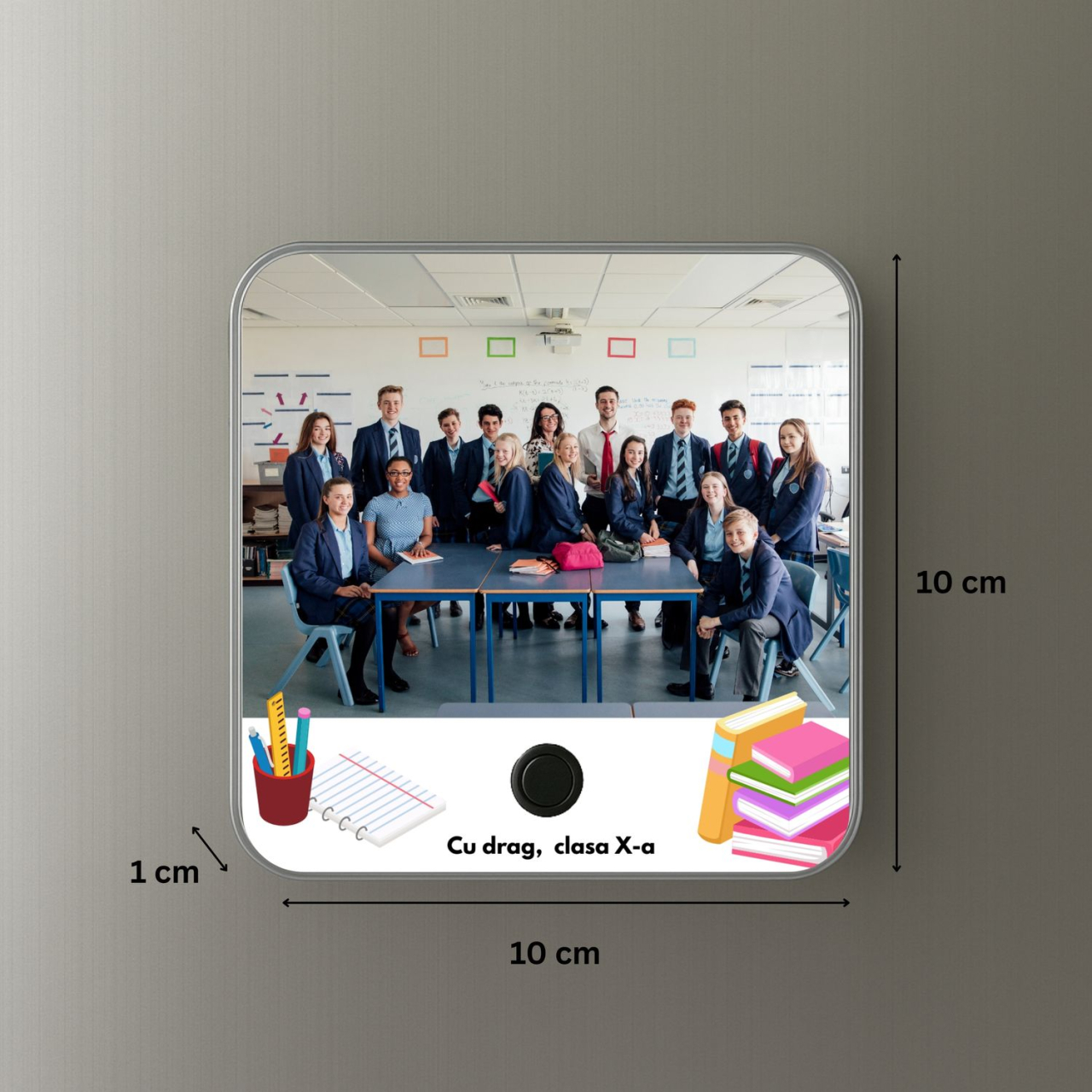 Magnet personalizat cu poză și melodie/vocal pentru profesori [2]
