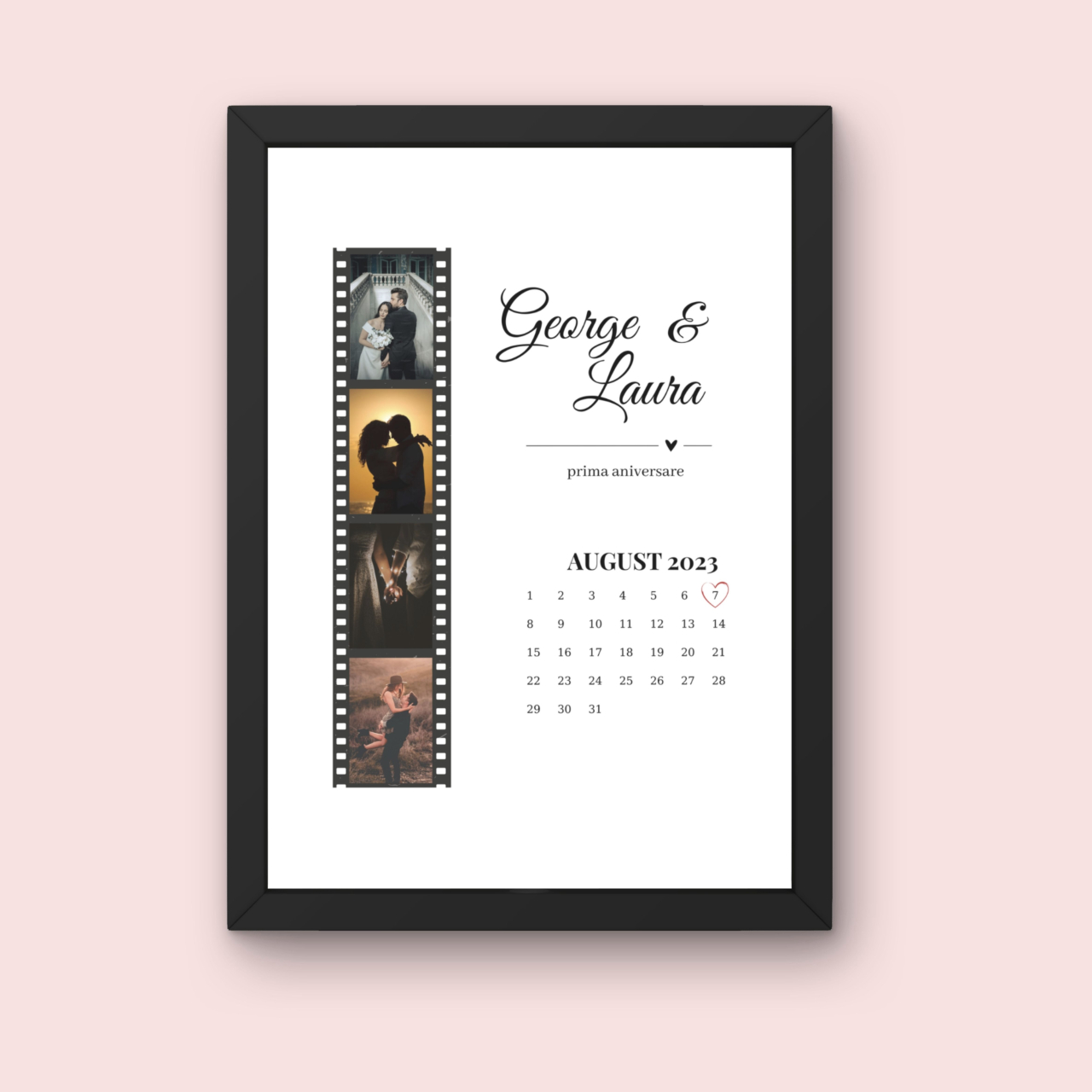 Tablou Personalizat pentru Aniversare de Cuplu [1]