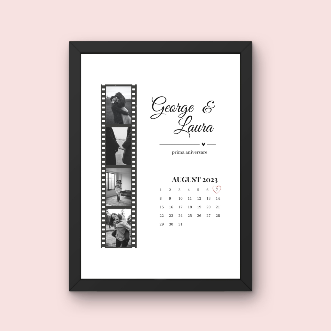 Tablou Personalizat pentru Aniversare de Cuplu [1]