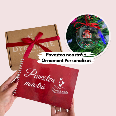 Jurnale - KIT Povestea Noastră + Ornament Personalizat 