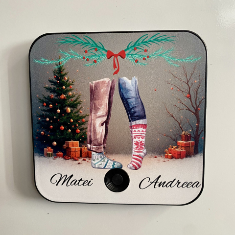 Magneti - Magnet personalizat cu melodie + nume