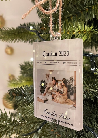 Ornament de Crăciun Personalizat – Ediție Specială 2025 [1]