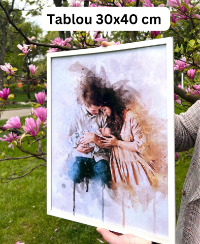Tablou personalizat în stil Pictură digitală Watercolour [2]