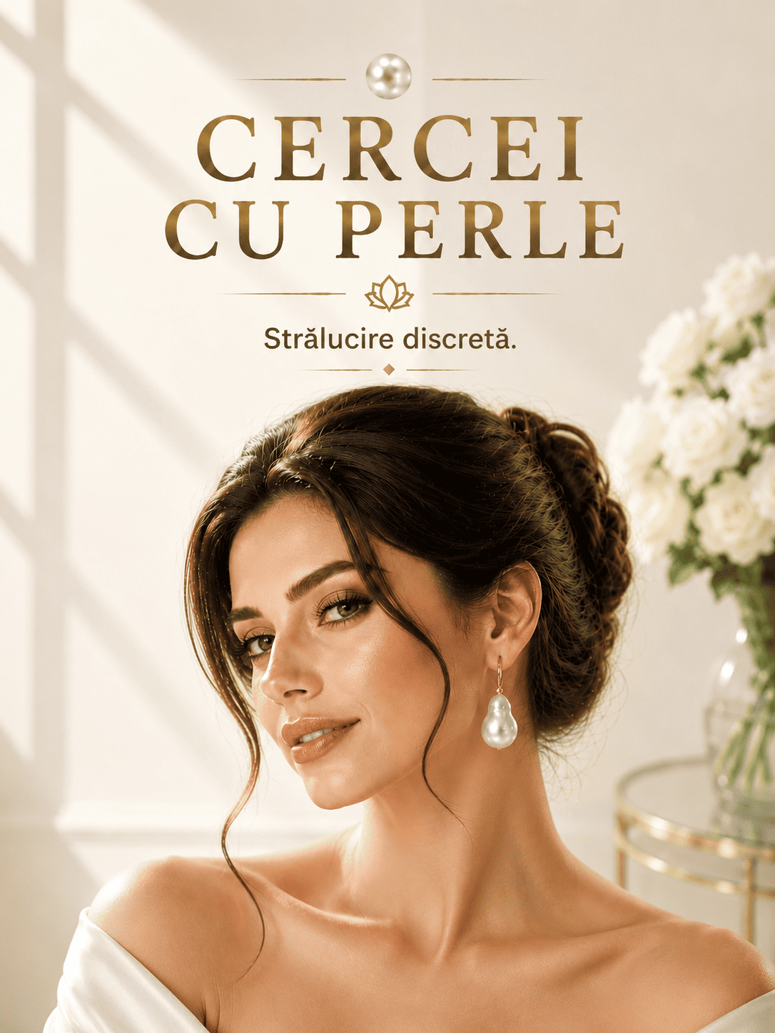Cercei cu Perle Kaskadda