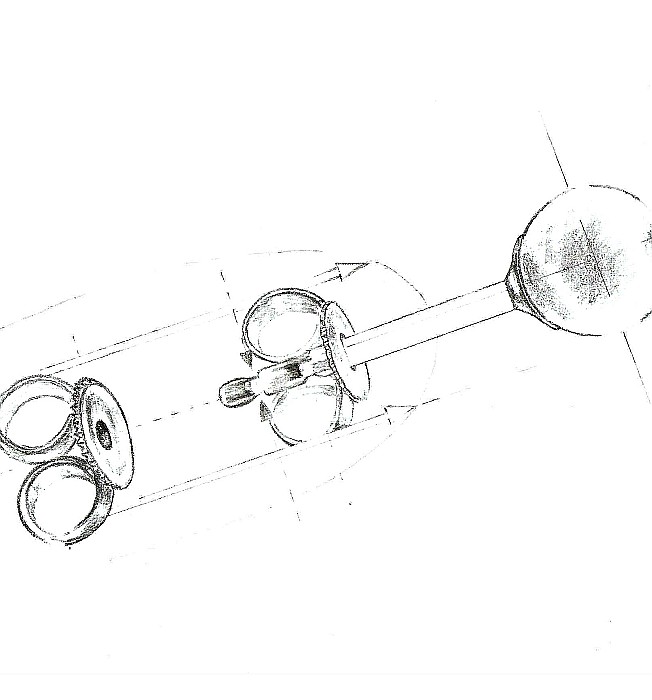 Cercei Perle Albe Double 2 în 1, 7–10 mm, Argint 925 Placat cu Platină | KASKADDA® [9]