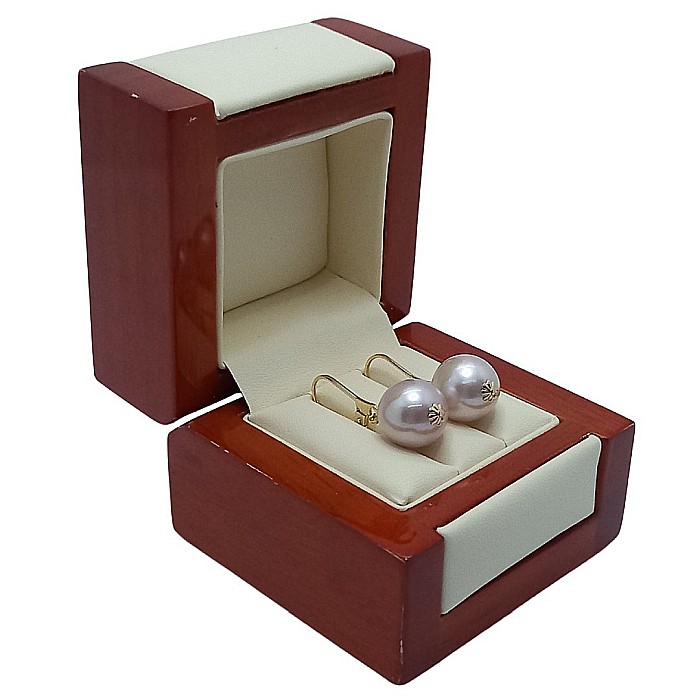 Cercei Perle Mari, Rare Edison de 12–12,5 mm și Aur Galben 14K, Rafinament Natural | KASKADDA® [5]