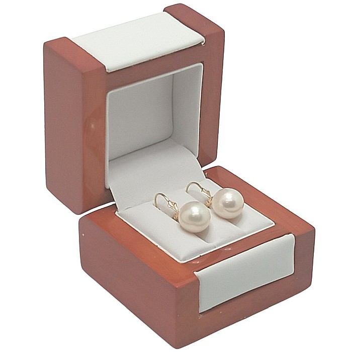 Cercei Perle Mari, Albe, Naturale, de 11/9 mm, AAA+, Aur 14K (aur 585), Forma Lacrimă | KASKADDA® [9]