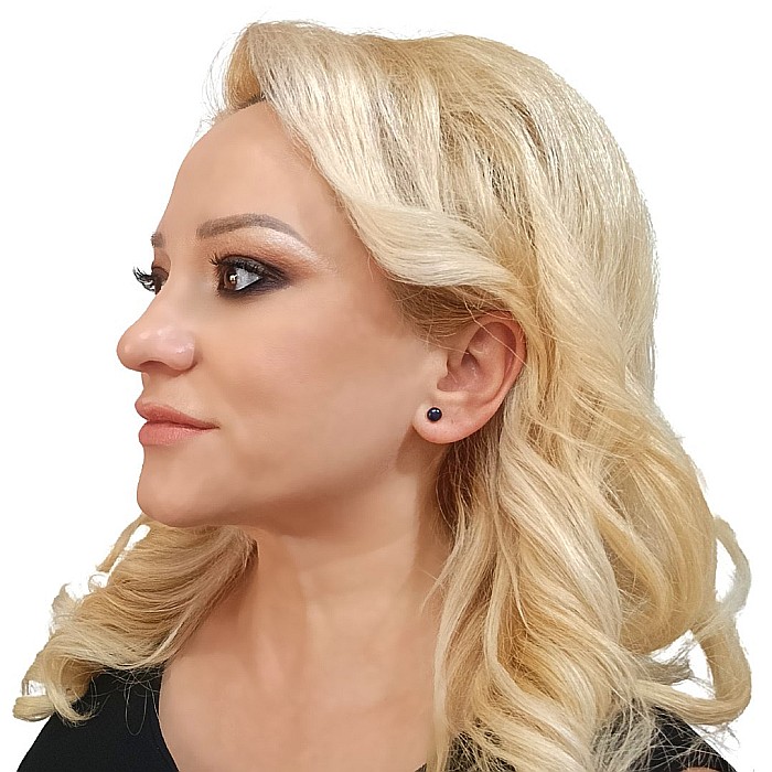 Cercei Perle Naturale Negre 5–6 mm, Buton AAA, Argint 925, Tip Șurub | KASKADDA® [4]