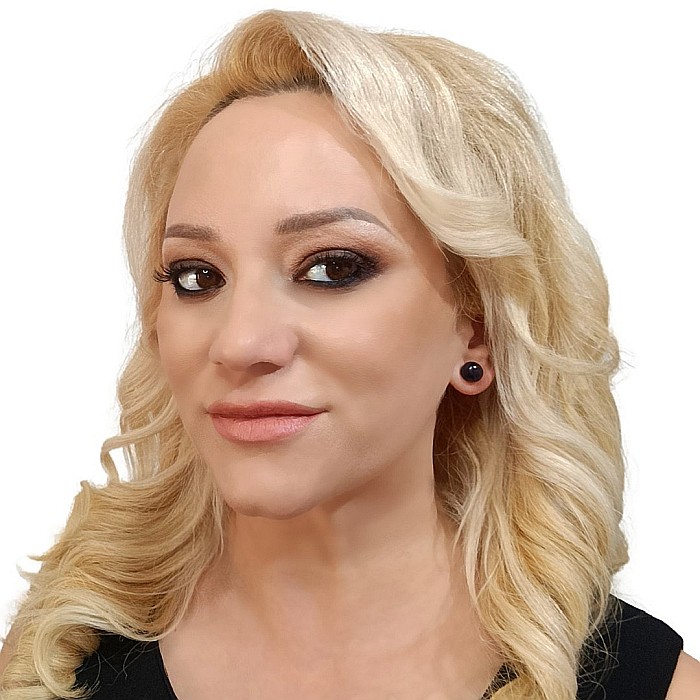 Cercei Perle Naturale Negre 9–10 mm, AAA, Aur 14K (aur 585), Tip Șurub cu Fluturași Silicon | KASKADDA® [4]