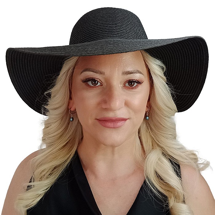 Cercei Perle Negre Teardrop, Reflex Albăstrui, Tip Creole, Argint 925 | KASKADDA® [6]