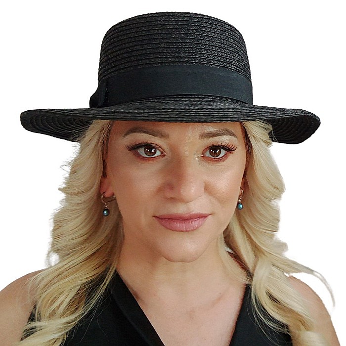 Cercei Perle Negre Teardrop, Reflex Albăstrui, Tip Creole, Argint 925 | KASKADDA® [5]