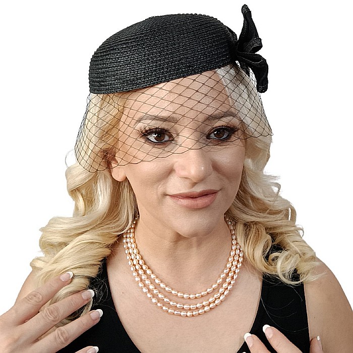 Colier Triplu Perle Crem 8/6 mm, Ovale, Calitate AA+, Închizătoare Argint | KASKADDA® [6]