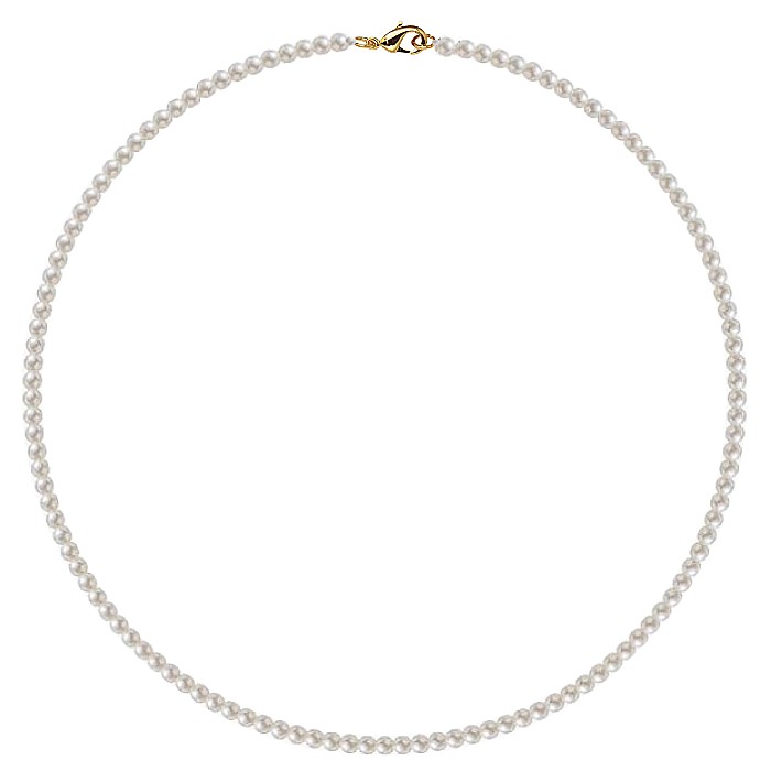 Colier Perle la Baza Gatului 4–5 mm, Perle Rare, Calitate AAA, Aur 14K | KASKADDA® [4]