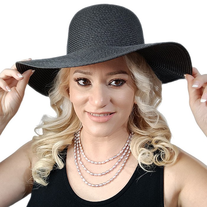 Colier Triplu Perle Lavandă 8/6 mm, Ovale, Calitate AA+, Argint 925 | KASKADDA® [2]