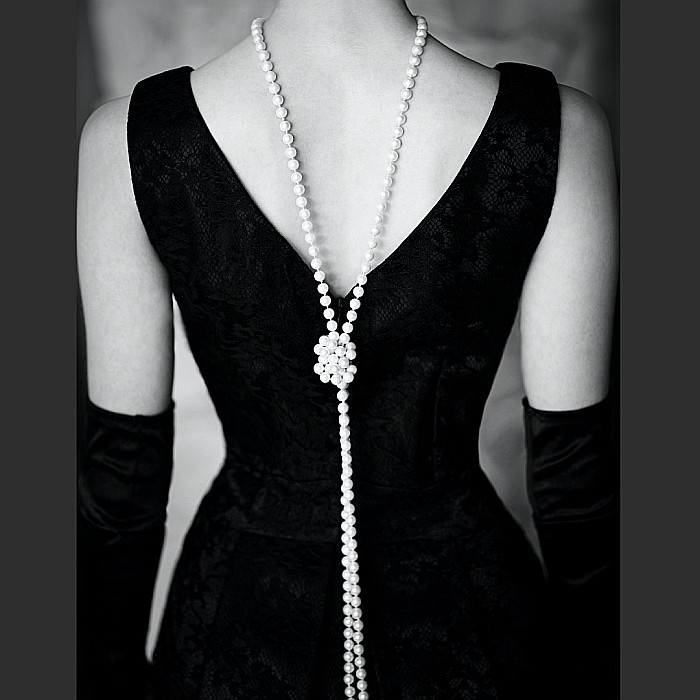 Colier Perle Naturale Albe 180 cm, AA+, Extra-Lung, Argint 925 | KASKADDA® [6]