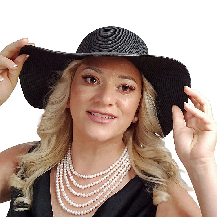 Colier Perle Naturale Albe, AA+, Extravagance, Argint 925 | KASKADDA® [2]