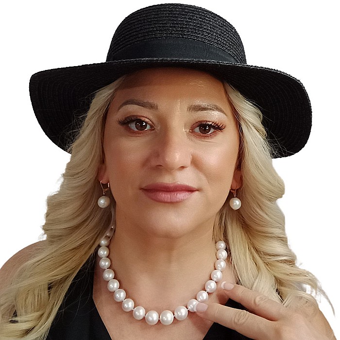 Colier Perle Naturale Edison Albe 11,5–14,5 mm, AAA, Aur Alb 14K | KASKADDA® [7]