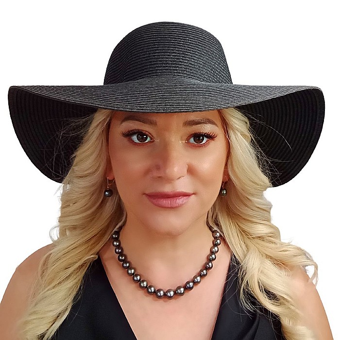 Colier Perle Tahitiene 9–11 mm, AAA, Aur Alb 14K | KASKADDA® [4]