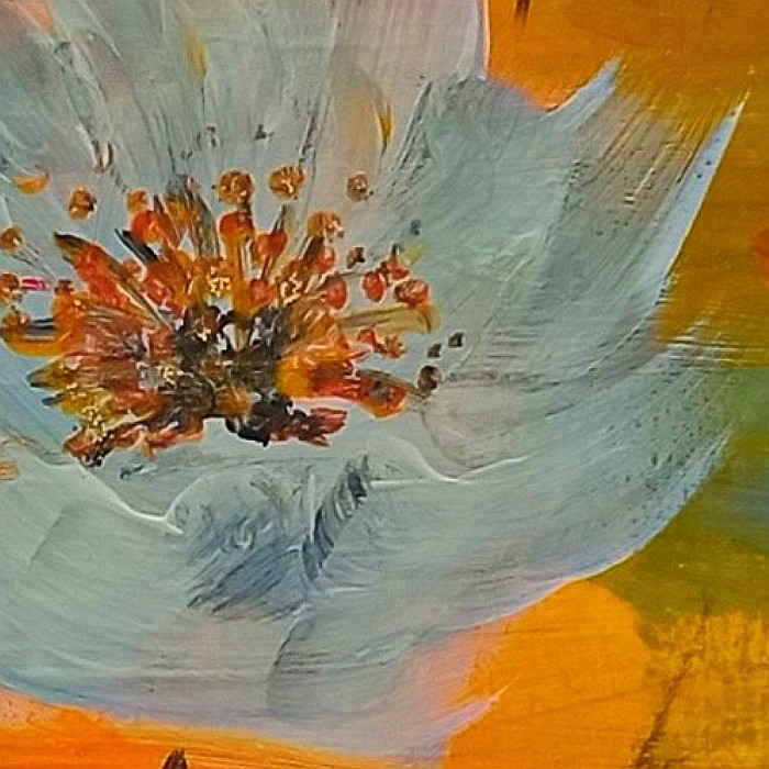 Feliciare Pictata Manual Abstract Flower [3]