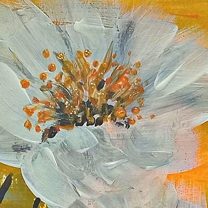 Feliciare Pictata Manual Abstract Flower [2]