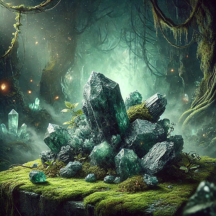 Pandantiv Aur cu Piatra Semipretioasa de Serafinit - Piatra Ingerilor [4]