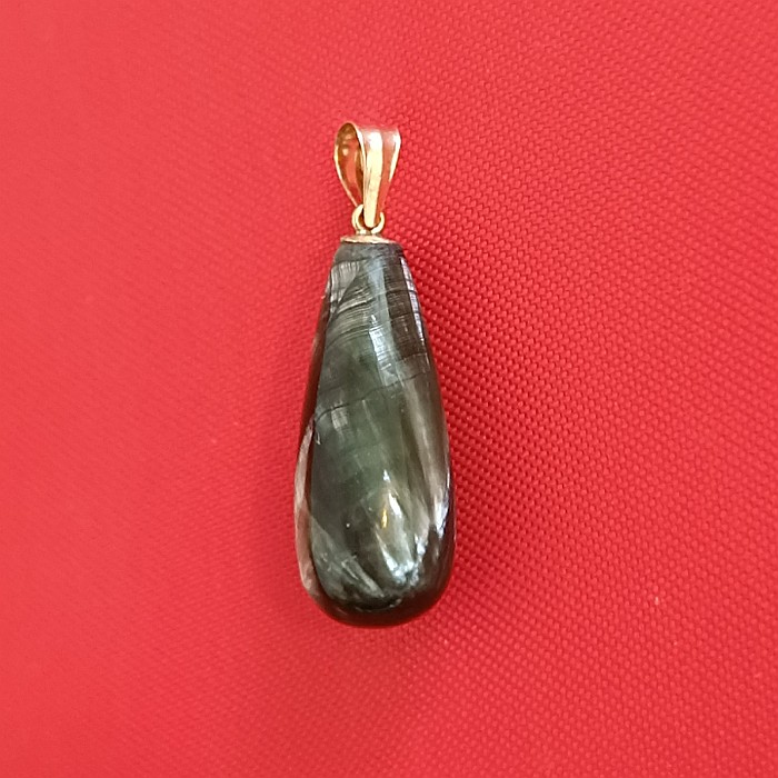 Pandantiv Aur cu Piatra Semipretioasa de Serafinit - Piatra Ingerilor [3]