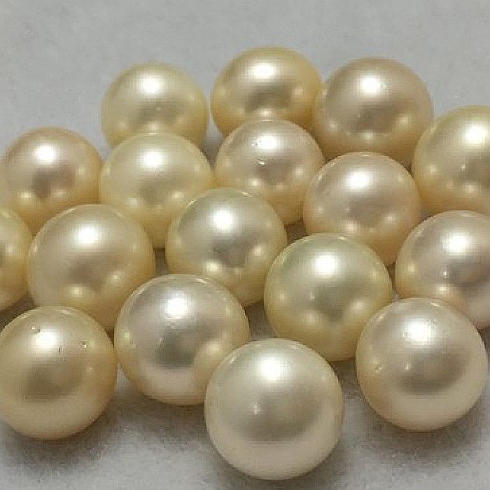 Pandantiv Perlă Akoya Japoneza, Crem-Fildes, 8 mm, cu Aur 14K (aur 585) [2]