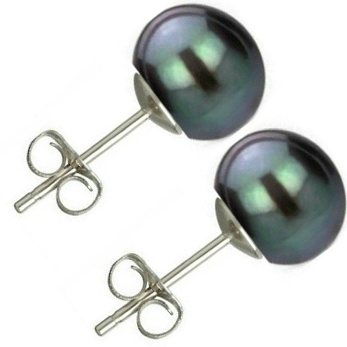 Set Cercei Perle Naturale 7–8 mm – Alb & Negru – Argint 925 | KASKADDA® [7]