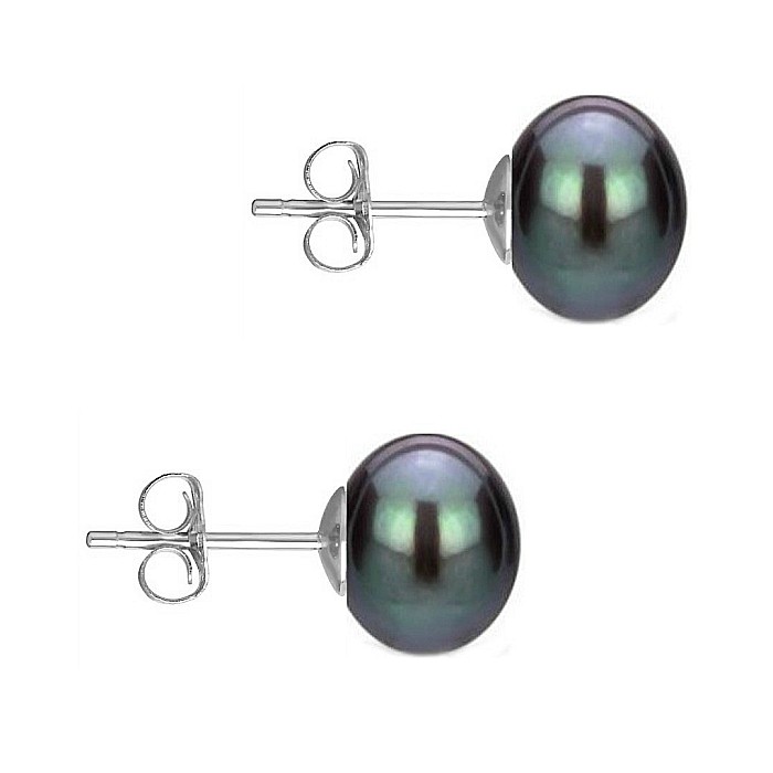 Set Perla Surpriza cu Cercei Bumb Perle Negre [3]