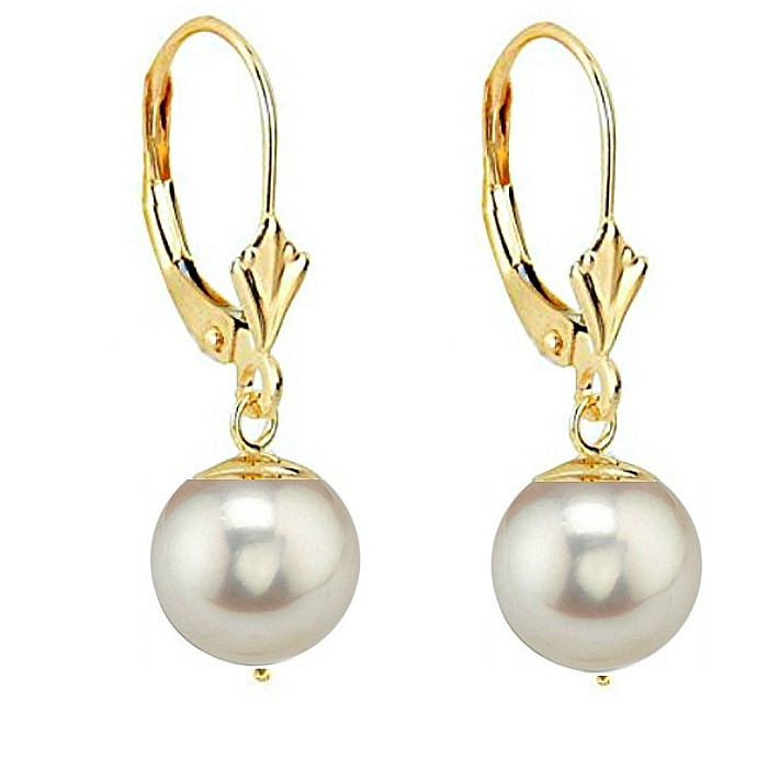 Set Perle Akoya Japoneze 7,5–8 mm – Colier, Brățară și Cercei, Aur Galben 14K | KASKADDA® [4]