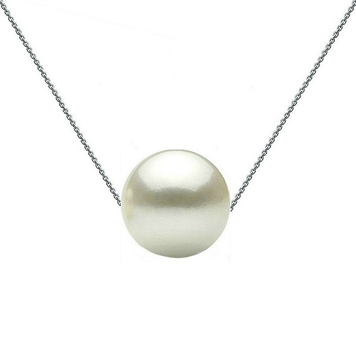 Set Perle – Colier și Cercei din Argint Rodiat cu Perle Albe Premium 8 mm | KASKADDA® [2]