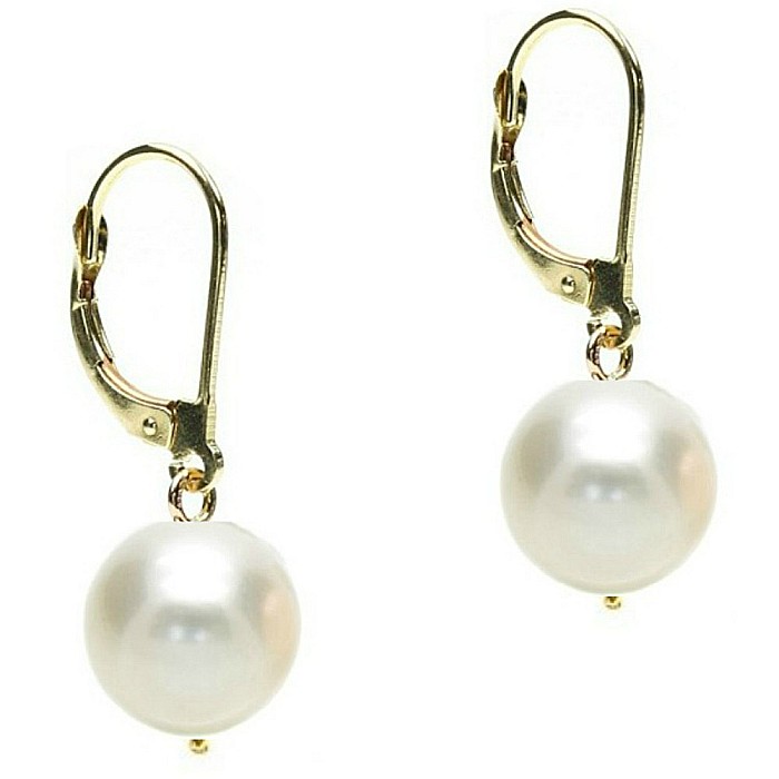 Set Perle Mari – Colier, Brățară și Cercei Business, Aur Galben 14K, Perle Albe Premium 8,5–9,5 mm | KASKADDA® [6]