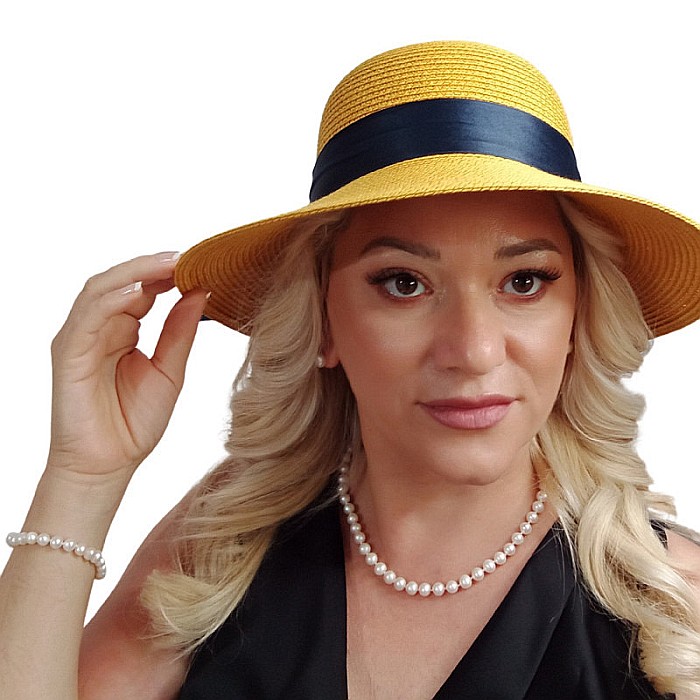 Set Perle Naturale Albe 6–7 mm – Colier și Brățară, Aur Galben 14K | KASKADDA® [2]