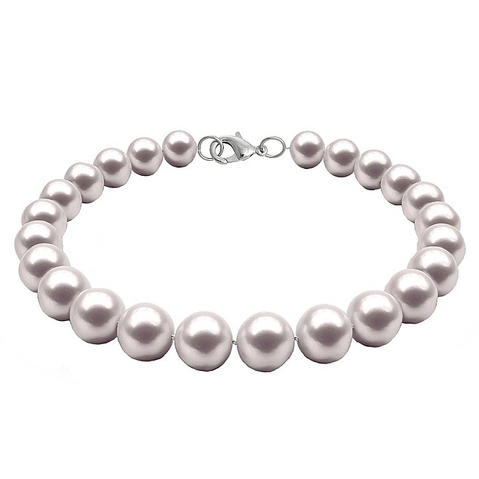 Set Perle – Colier, Brățară și Cercei Tortiță Închisă cu Perle Naturale Albe 7–8 mm, Argint 925 | KASKADDA® [3]