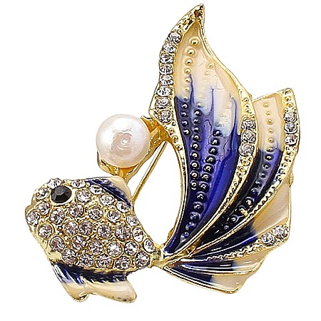 Brose cu Perle - Broșa Ocean Spirit cu Perlă Naturală