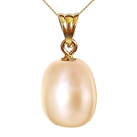 Coliere Perlă Naturală - Colier Perla Naturală Crem, 11/9 mm, Lacrimă, Aur 14K (aur 585) | KASKADDA®