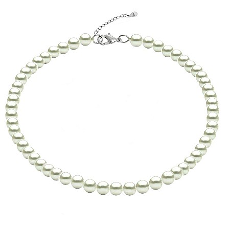 Coliere cu Perle - Colier Perle Naturale Albe 6–7 mm, Rotunde, Închizătoare Argint 925 | KASKADDA®