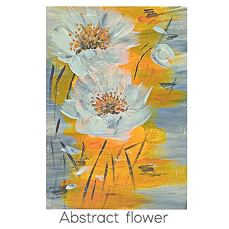 Cadouri cu Perle Naturale - Feliciare Pictata Manual Abstract Flower