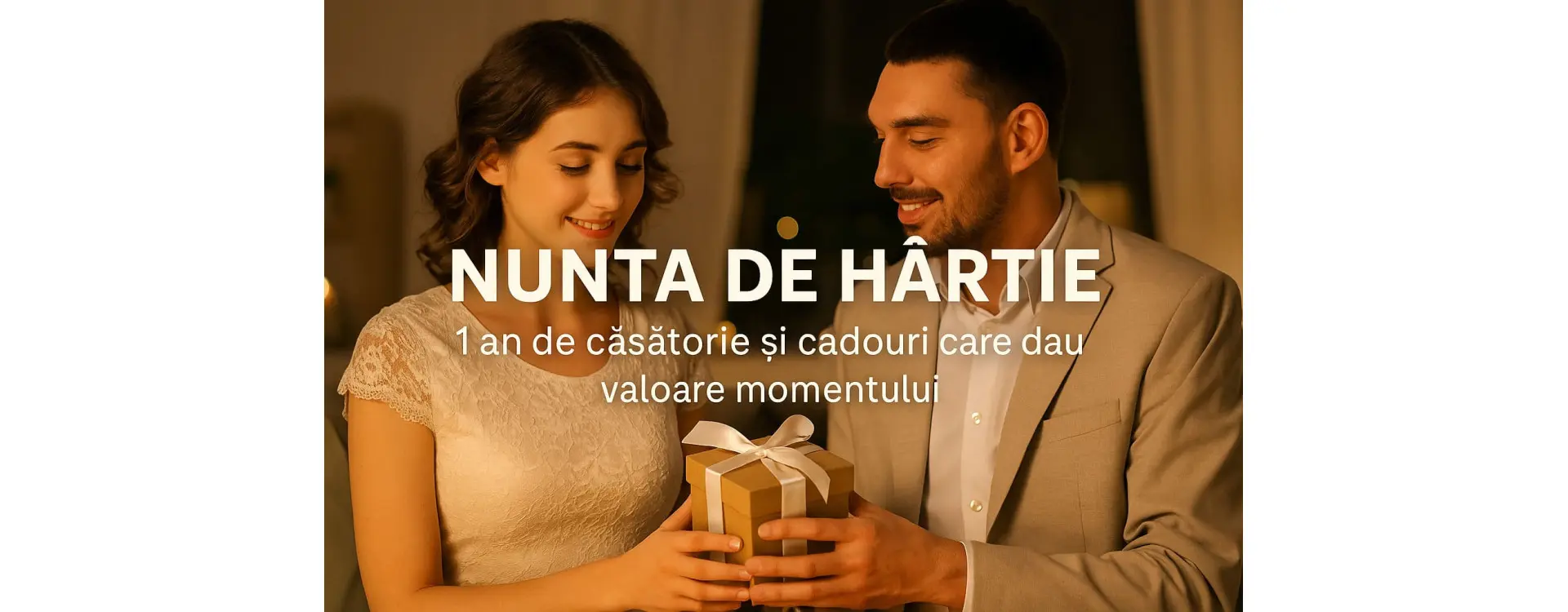 Nunta de Hârtie – 1 an de căsătorie și cadouri care dau valoare momentului