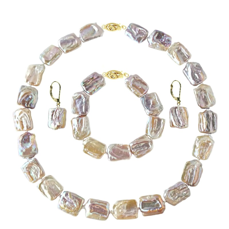 Set Aur si Perle Naturale Baroque