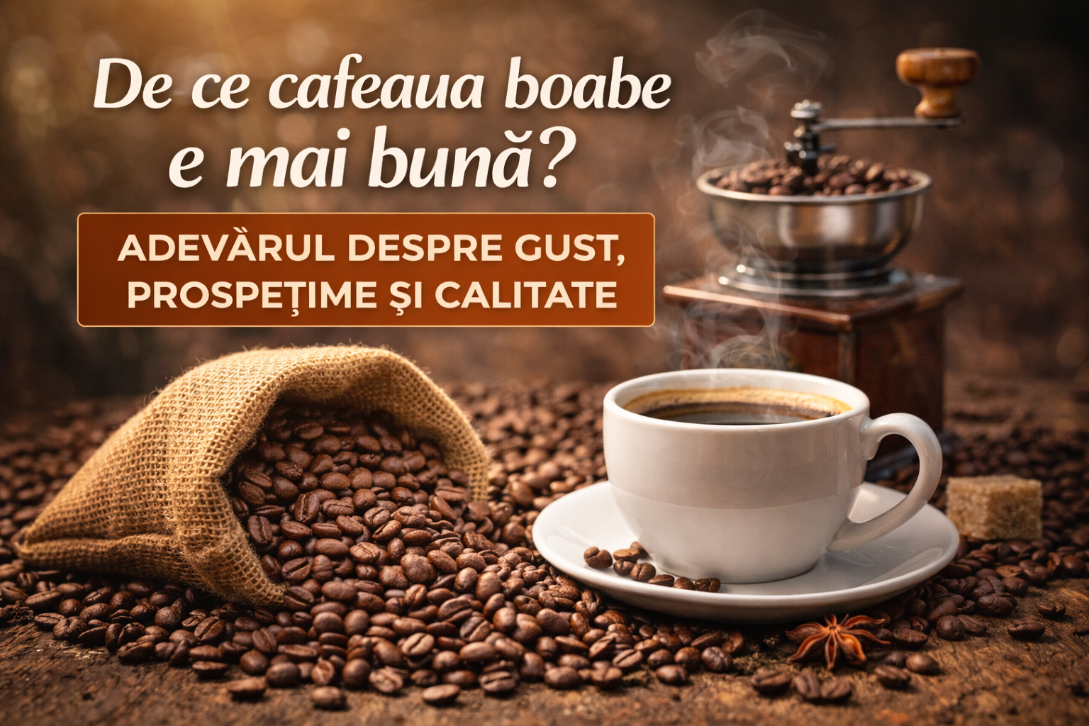 De ce cafeaua boabe e mai bună? Ghid complet | CafeAz