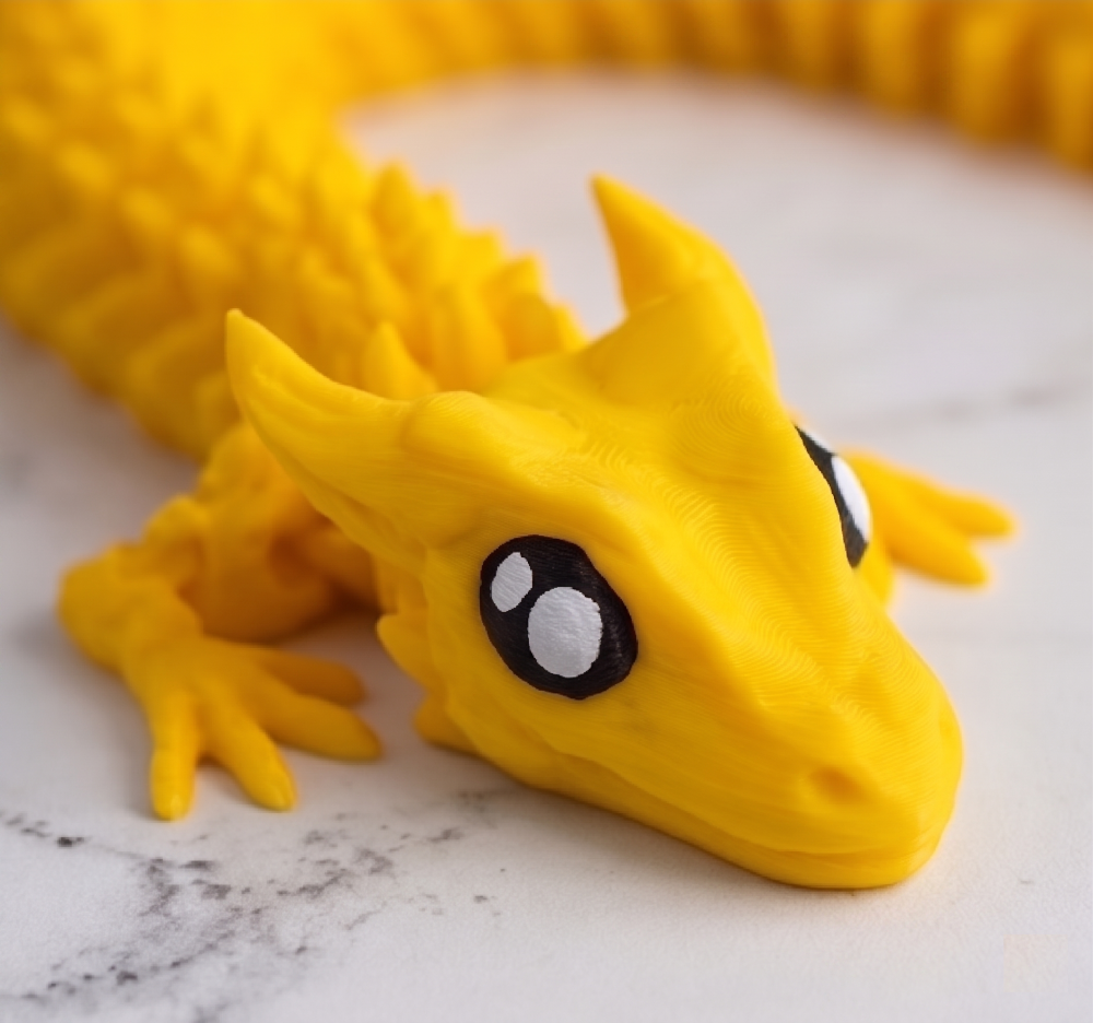 Figurina Dragon, articulatii mobile, 90 cm [3]