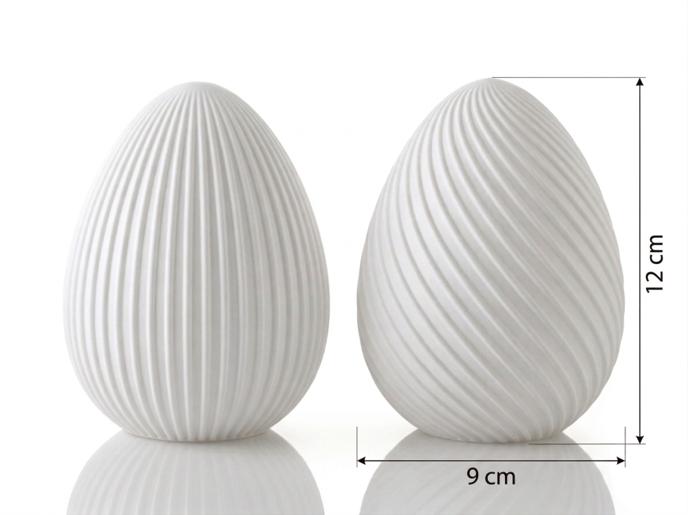 Set 2 figurine decorative ouă (lumanari & baterii incluse) [8]