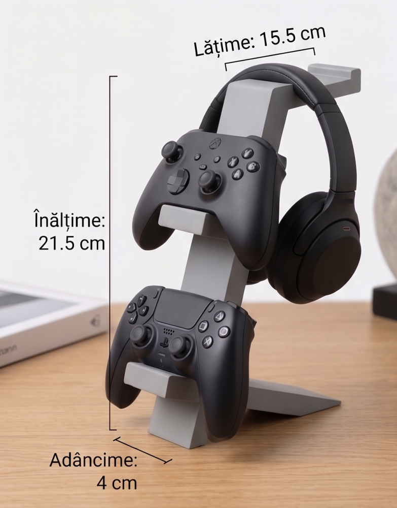 Suport dual casti și controllere gaming [2]