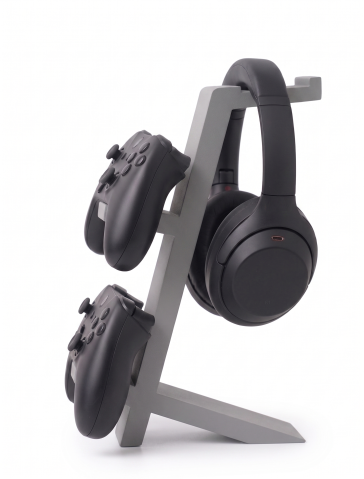 Suporturi & Accesorii Tech - Suport dual casti și controllere gaming