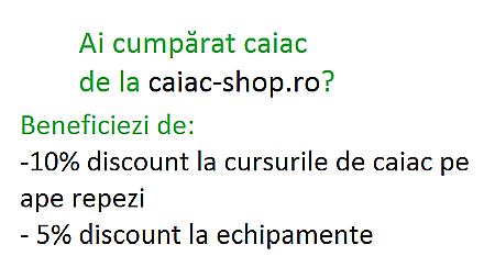 Caiace de tură și de mare - % Discount