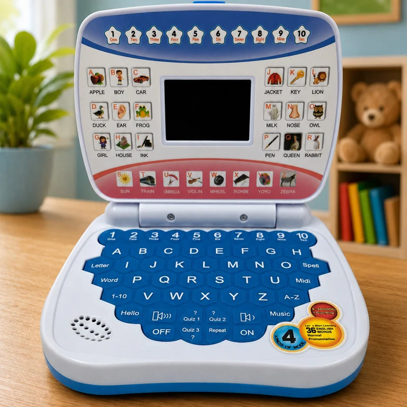 Laptop Educational Interactiv pentru Copii - Albastru [2]