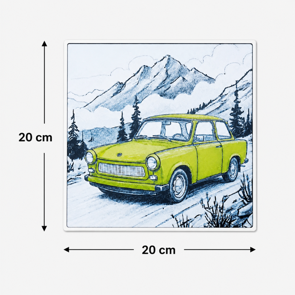 Foto 3D Trabant 601 in Peisaj Montan [4]