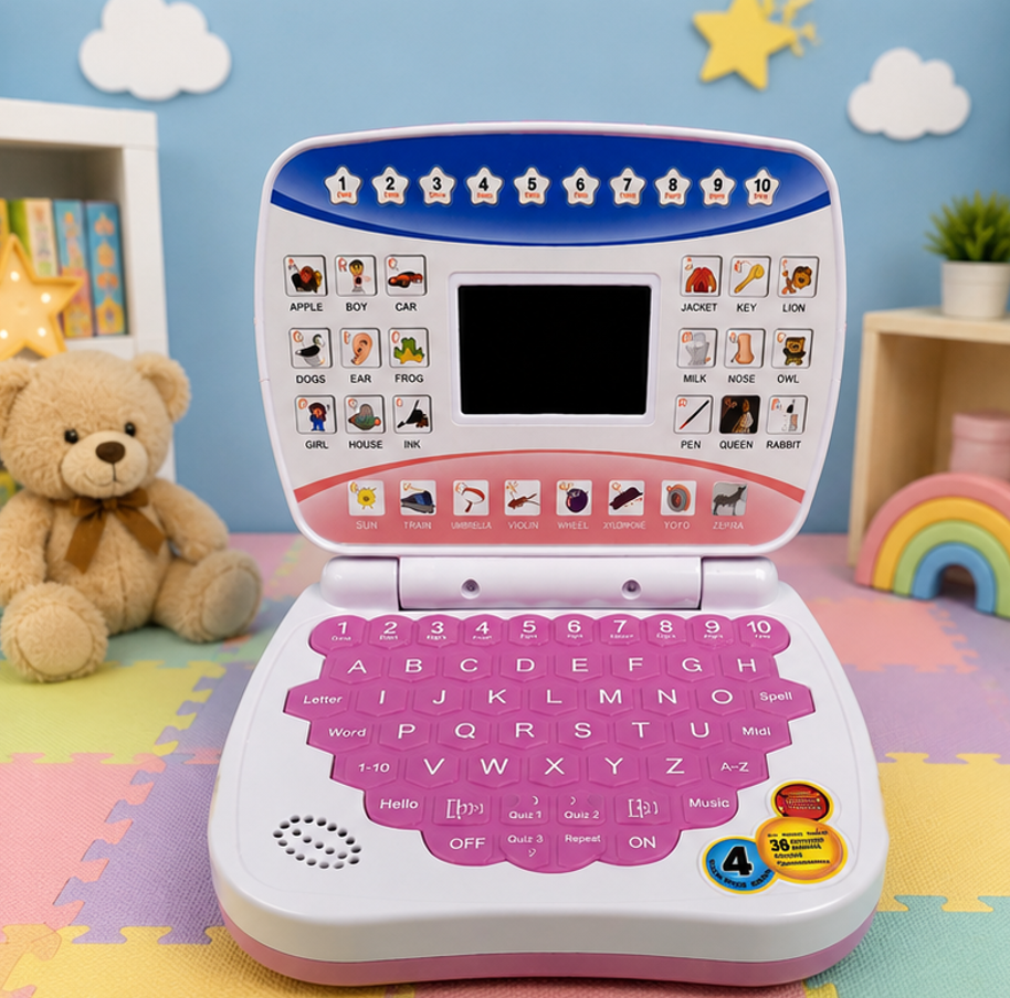Laptop Educational Interactiv pentru Copii - Roz [2]