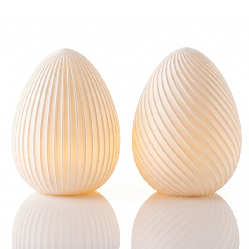 Set 2 figurine decorative ouă (lumanari & baterii incluse) [2]